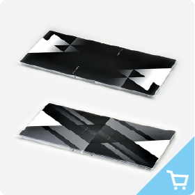 折りなしタイプ黒セット(黒1・黒2)イメージ